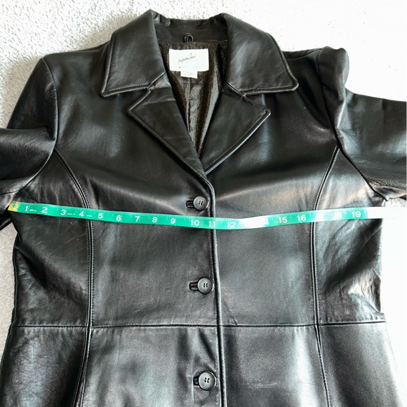 Jacqueline Ferrar Black Leather Jacket - Picture 12 of 12